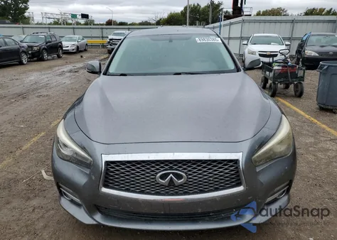 2014 Infiniti Q50 Base z USA, uszkodzony, nr VIN JN1BV7AP8EM686953